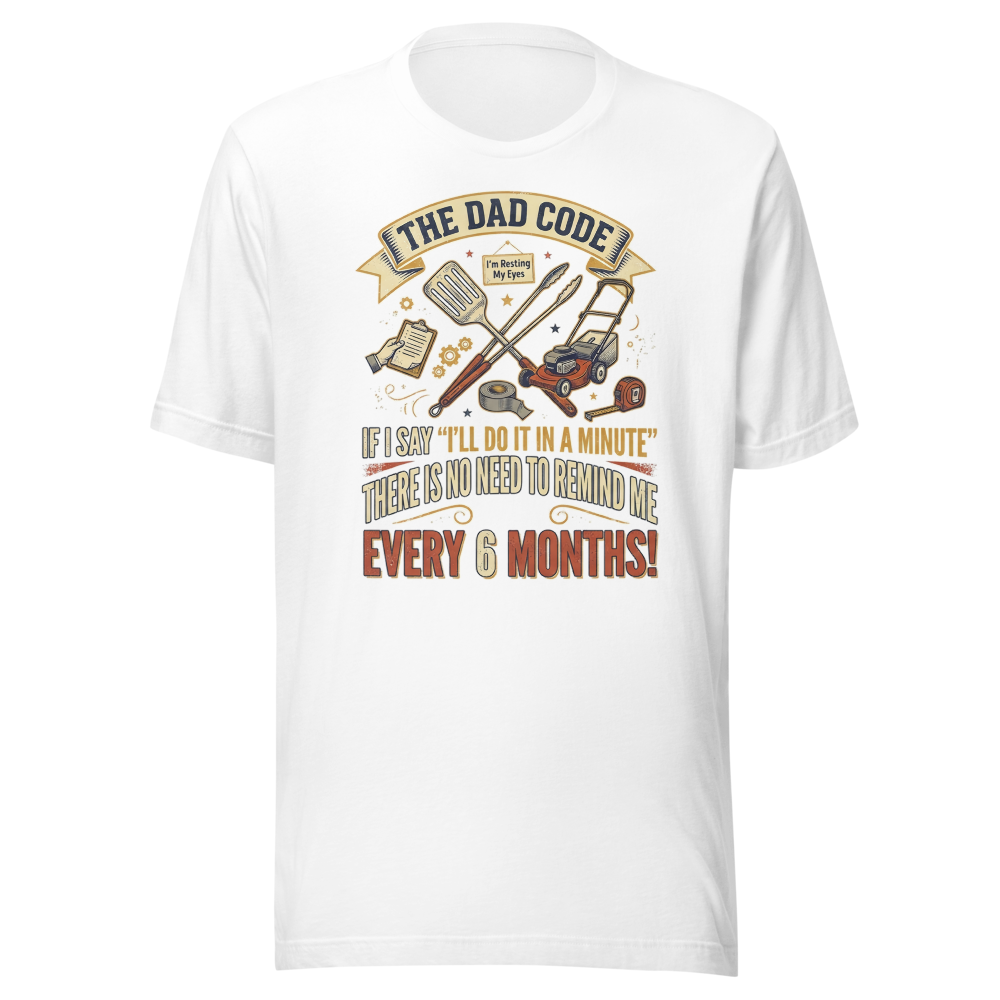The Dad Code, Unisex Eco T-Shirt
