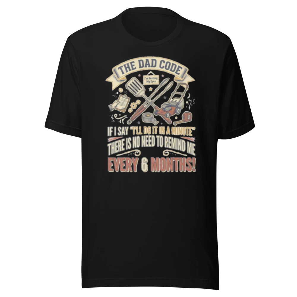 The Dad Code, Unisex Eco T-Shirt
