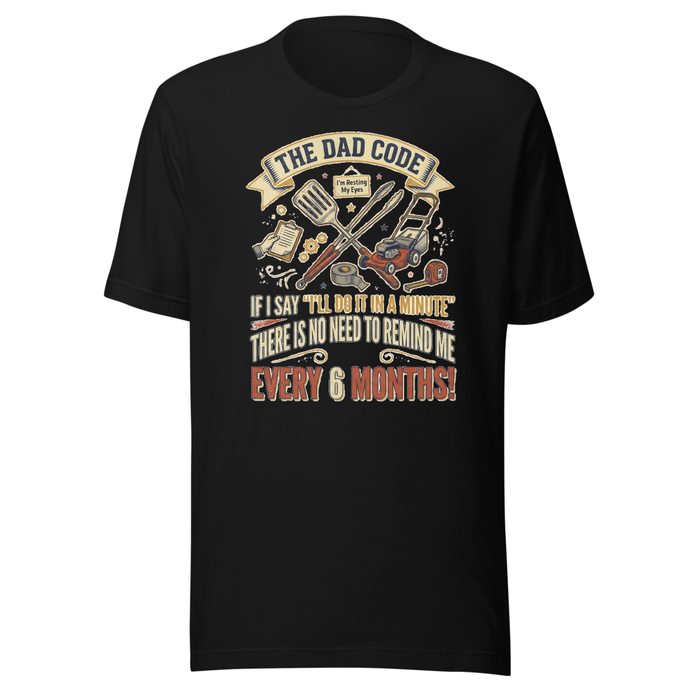 The Dad Code, Unisex Eco T-Shirt