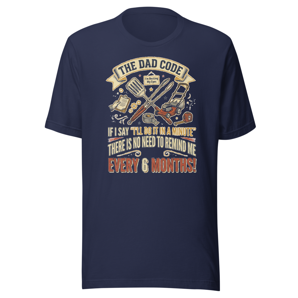 The Dad Code, Unisex Eco T-Shirt